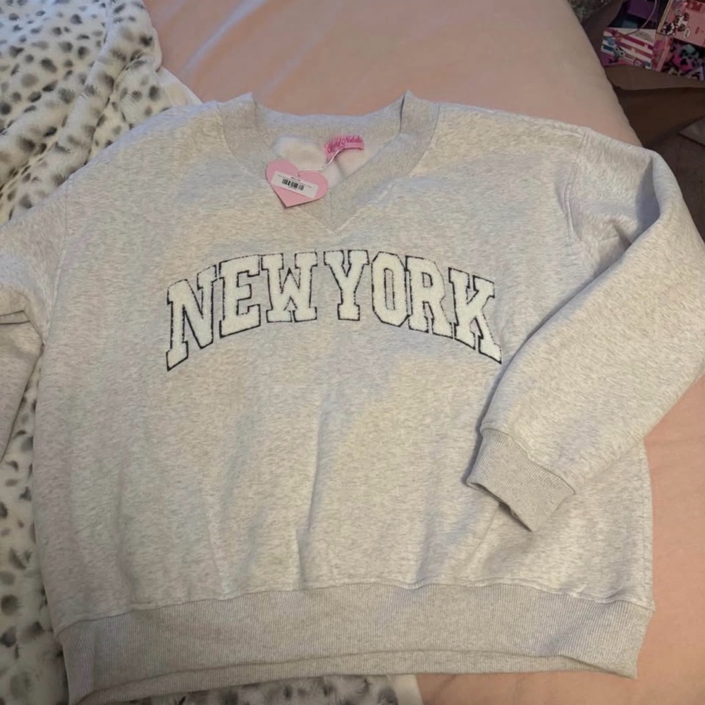 Off-the-Shoulder Gray Sweater